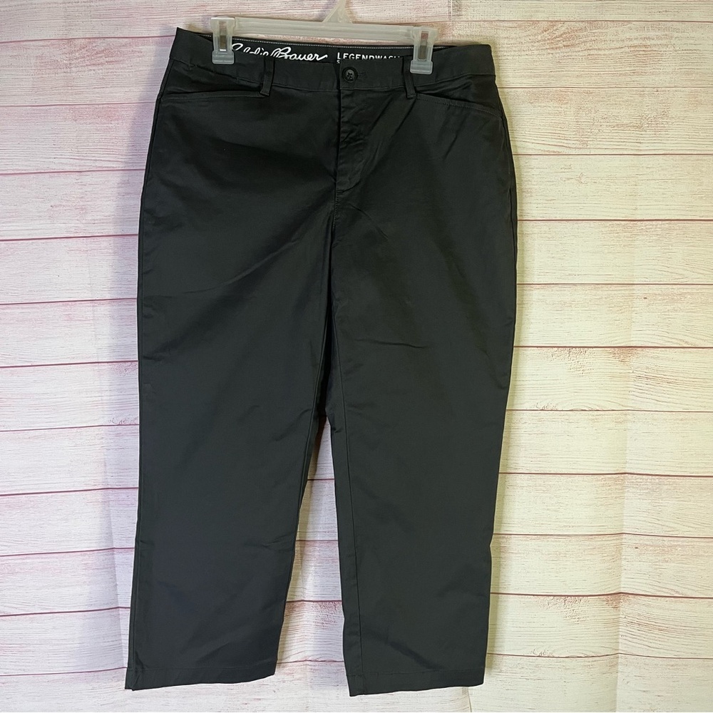 Eddie Bauer Legend-wash Stretch Curvy Fit Crop Pants Size 10